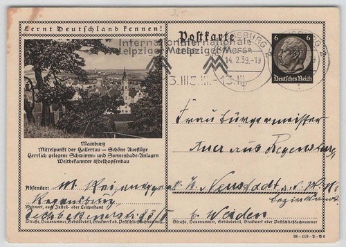 Reich bildpostkarte p - d.,