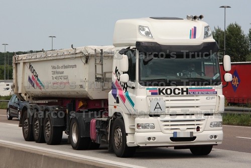Lkw foto daf kippanhänger - daf, cf