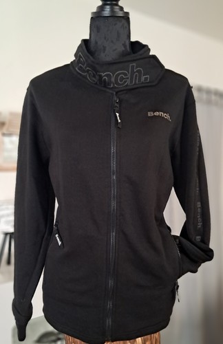 Bench damen sweatjacke schwarz - bench,