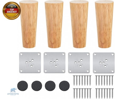 8cm holz tischbeine - 8cm, stück