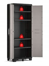 Keter Lagerschrank mit Einlegeböden Pro Schwarz/Grau