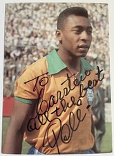 Pele signiert brasil aral - pele,