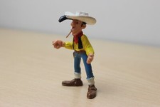 Lucky Luke Hände Faust geballt Strohhalm, Schleich 1984 Morris Figur Kino Comic
