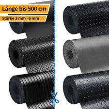 Gummiläufer Gummimatte Bodenmatte Bodenbelag 100cm Breite Noppenmatte Gummibelag