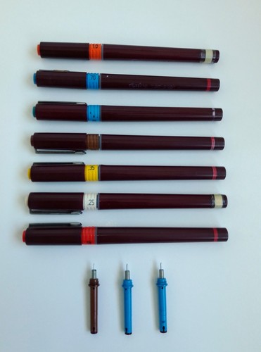 Zeichen stifte von rotring - von, „rotring"