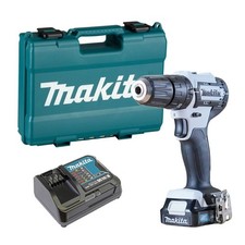 MAKITA HP333DSAW WEIß 12V Akku-Schlagbohrschrauber Akkuschrauber im Koffer