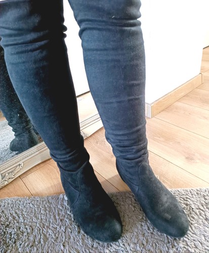 Overknee stiefel schwarz - overknee-stiefel,