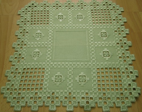 Hardanger tischset 34x34cm - hardanger,