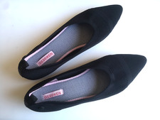 Damen Schuhe Slipper ECO Ballerinas 2.0 GIESSWEIN Gr 41 Strick schwarz