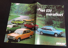FIAT 131 MIRAFIORI…20-Seiten-Prospekt...TOLL + SEHR GUT…1977