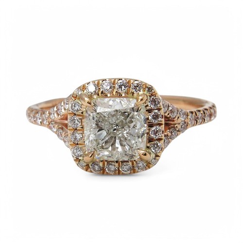 Karat rotgold ring 70 - rotgold,