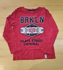 Longsleeve, Langarmshirt, Here + There by C&A, Gr. 122/128, rot