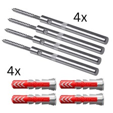 4x Tablarträger unsichtbare