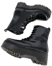 SOLIDE PLATEAU-STIEFEL SCHWARZ