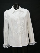 Gr.46 Trachtenbluse weiß