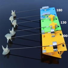 Boot Schiff Modellbausatz Twin Dual Motor Fernbedienung Elektro Propeller Modell