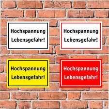 Schild - Hochspannung