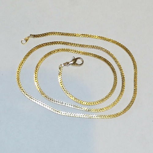 Goldene halskette panzerkette - goldene,