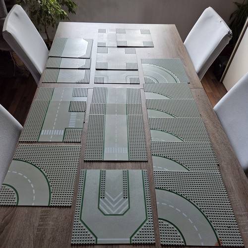 Lego straßenplatten grau - grau, ##