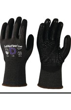 LEIPOLD Schnittschutzhandschuhe LeiKaFlex® CUT RL 1645 Größe 9 grau/schwarz E...