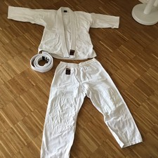 Judoanzug Kinder Gr. 130, Unisex, 100% Baumwolle