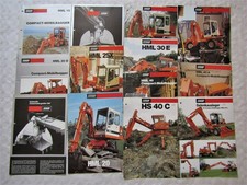 13 Brochures Schaeff HS40C HML