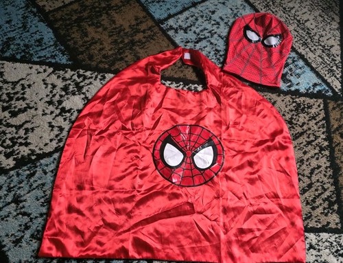 Spiderman maske und umhang - spiderman,