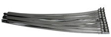20 x Vorgefertigte Edelstahl 304SS Schlauchbandschellen Kabelbinder Länge 480 mm