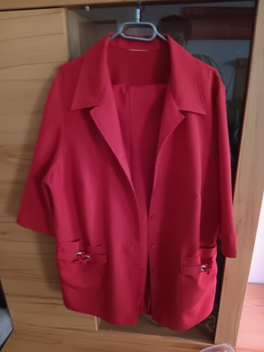 Roter hosenanzug teile gr - roter, 2