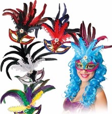 Feder-Domino Brasil Augenmaske Maske Fasching Karneval Maskenball 126783913