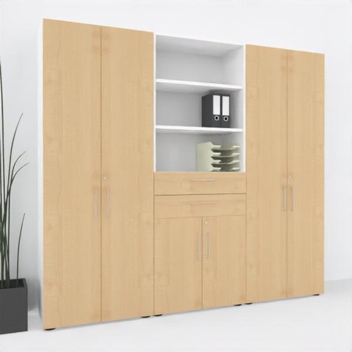 Büro schrankwand 240 - 240, cm
