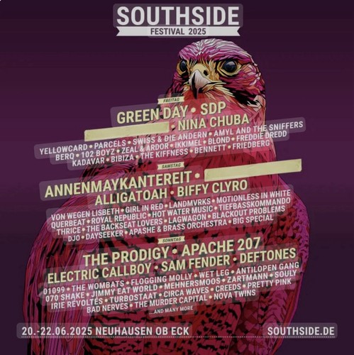 Karte fürs southside - karte,