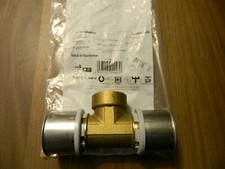 1 x System Roth T-Stück mit Innengewinde 40 mm x 3/4" IG x 40 mm  Pressfitting