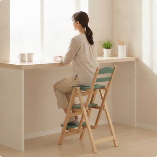 Klapphocker mit rückenlehne - klapphocker,