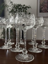 Set 8 Kristallgläser Weingläser Saint-Louis, Frankreich – Rarität