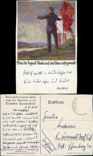 Künstlerkarte turner mit - künstlerkarte,
