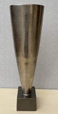 Bodenvase Aluminium Silber  - 51 cm groß 