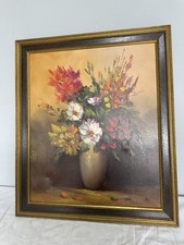 Ölgemälde  Stillleben Blumen