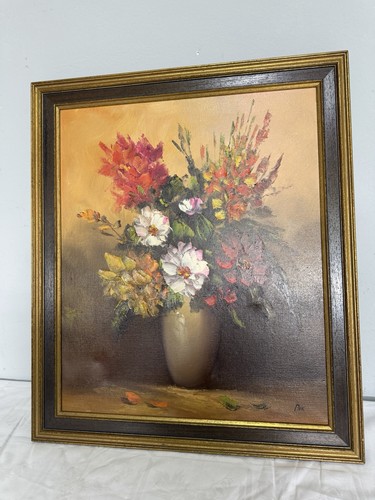 ölgemälde stillleben blumen - stillleben,