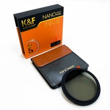 K&F Concept Nano-X 72mm ND Filter Variabler Graufilter ND2-400 (1-9 Stop) Vario