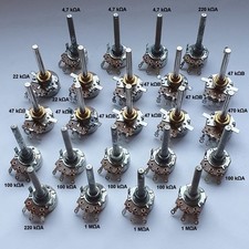 Potentiometer Konvolut, Potenziometer Einstellwiderstand Drehwiderstand 47 Stück