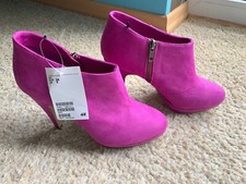 Ankle Boots Von H&M Fuchsia