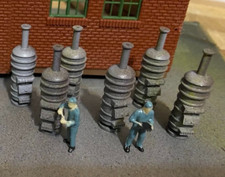 6St H0 Ringlokschuppen Ofen