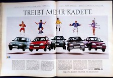 Opel Kadett E, originale Werbung aus 1990  Life, Beauty, Frisco, Club Special