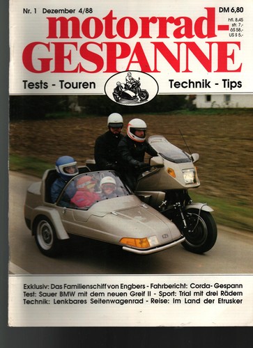 Zeitschrift motorrad gespanne - zeitschrift, motorrad-gespanne