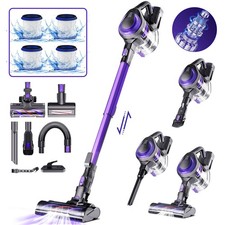 Aiibot akku staubsauger 42Kpa 50min staubsauger kabellos Für Tierhaare &Teppiche