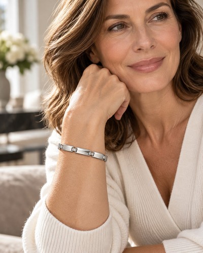 Schlichtes armband mit platten - schlichtes,
