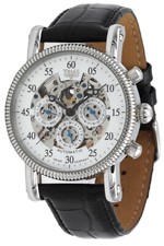 Trias Uhren Accapella II Skelettuhr Automatikuhr Herrenuhr Lederuhrband