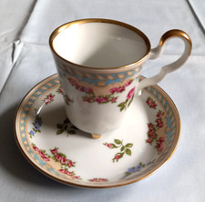 Mokkatasse, Espressotasse, Sammeltasse 2 teilig, Crown Bavaria 