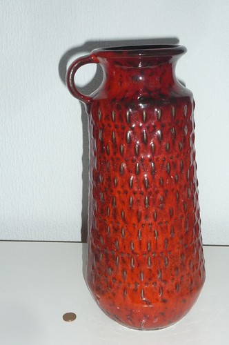 Jasba vase rot mid - vase, century
